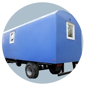 Вагон-дом санузел 8000х2500 мм